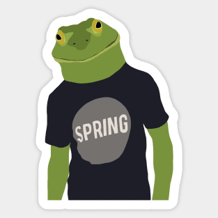 Frog Man Sticker